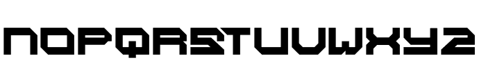SPACE JAEGER Font UPPERCASE