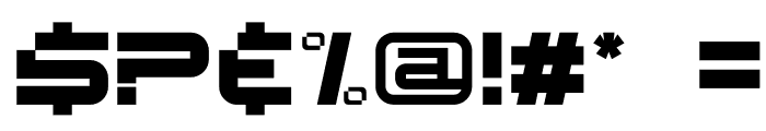 SPACE RACER Font OTHER CHARS