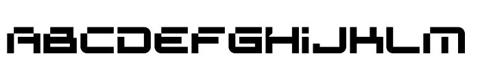 SPACE RACER Font UPPERCASE