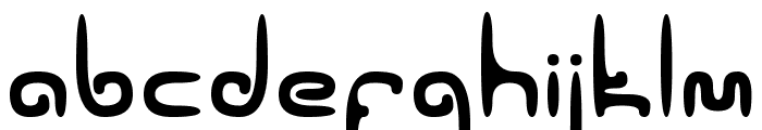 SPACEWORM02 Font LOWERCASE