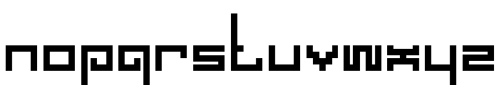 SPACEWORM Font LOWERCASE