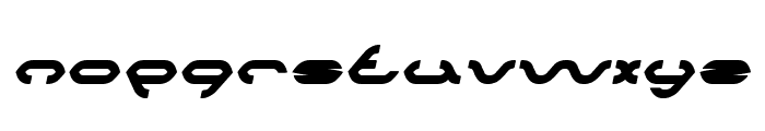 SPIDER Bold Italic Font LOWERCASE