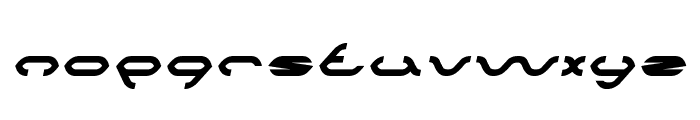 SPIDER Italic Font LOWERCASE