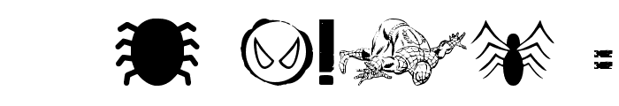 SPIDER-MAN:ECLIPSE Font OTHER CHARS