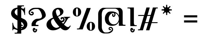 SPIRAL Font OTHER CHARS