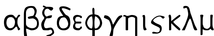 SPIonic Font LOWERCASE