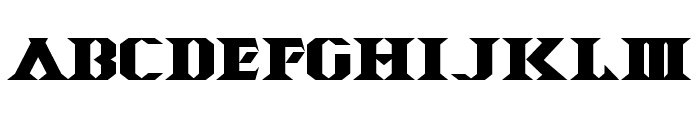Space Angel Font UPPERCASE