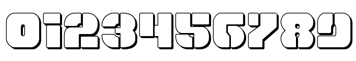 Space Cruiser 3D Font OTHER CHARS