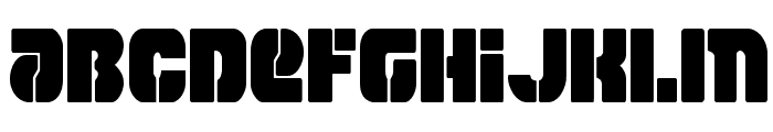 Space Cruiser Condensed Font UPPERCASE