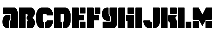 Space Cruiser Condensed Font LOWERCASE