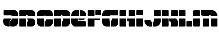 Space Cruiser Halftone Font UPPERCASE