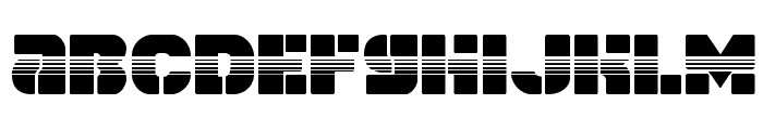 Space Cruiser Halftone Font LOWERCASE