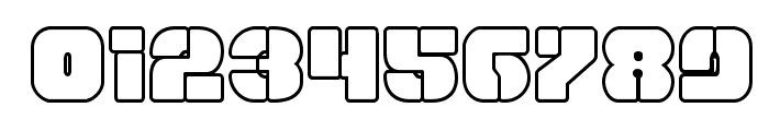 Space Cruiser Outline Font OTHER CHARS