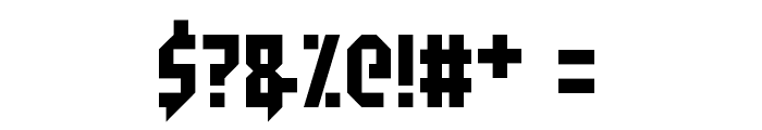 Space Crusader Font OTHER CHARS