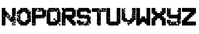 Space Grunge Font UPPERCASE