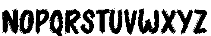 Space Kick Font UPPERCASE