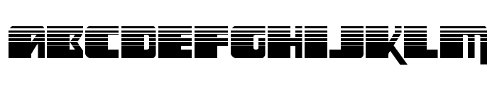 Space Runner Halftone Font LOWERCASE