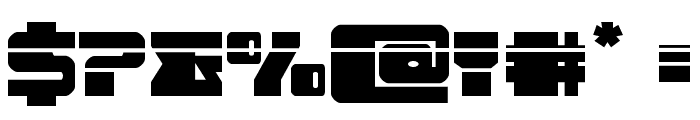 Space Runner Laser Font OTHER CHARS