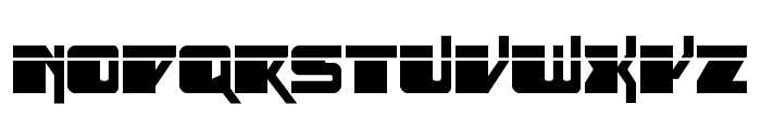 Space Runner Laser Font UPPERCASE