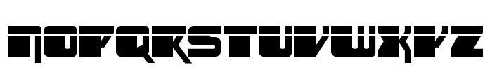 Space Runner Laser Font LOWERCASE