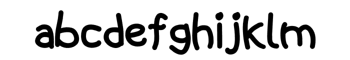 Space kids Font LOWERCASE