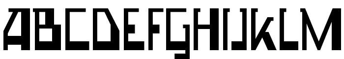 Space worm Font UPPERCASE