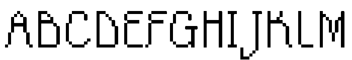 SpaceSurvival Font UPPERCASE