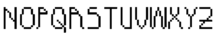 SpaceSurvival Font UPPERCASE