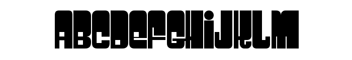 Spacebeach Font UPPERCASE