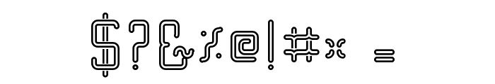 Spacenoid Regular Font OTHER CHARS