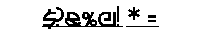 SpacyRound Regular Font OTHER CHARS