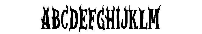 Spanish Drunk Men Font UPPERCASE