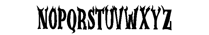 Spanish Drunk Men Font UPPERCASE