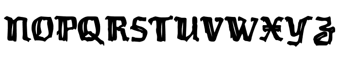 Spanish Old War Font UPPERCASE
