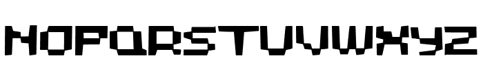 Spanish Robot Font LOWERCASE