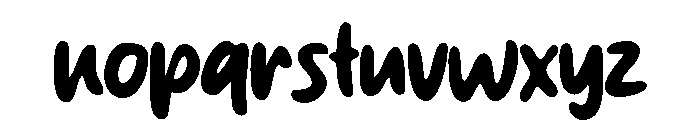 Spark Water Font LOWERCASE