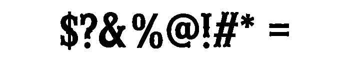 Sparkwolf Personal Use Only Reg Font OTHER CHARS