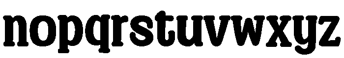 Sparky Stones Regular Font LOWERCASE