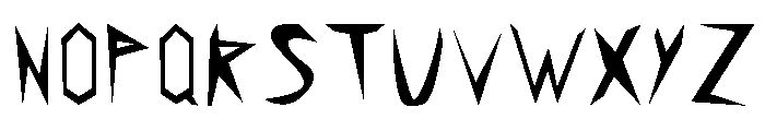 Spearhead Font UPPERCASE