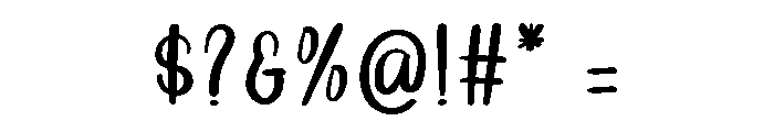 Special Coffee Font OTHER CHARS