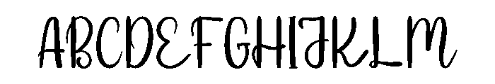Special Coffee Font UPPERCASE