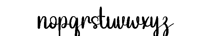Special Coffee Font LOWERCASE