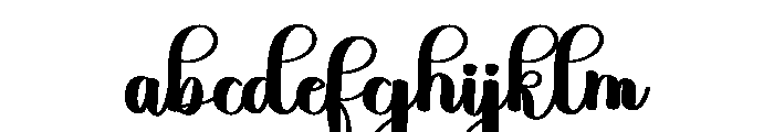 Speciality Font LOWERCASE