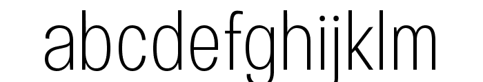 Specify PERSONAL Condensed Light Font LOWERCASE