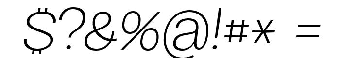 Specify PERSONAL Normal Light Italic Font OTHER CHARS