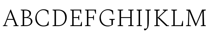 Spectral ExtraLight Font UPPERCASE