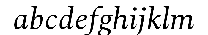 Spectral Italic Font LOWERCASE