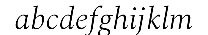 Spectral Light Italic Font LOWERCASE