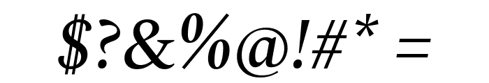 Spectral Medium Italic Font OTHER CHARS
