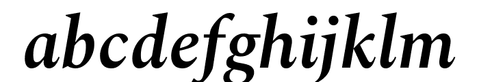 Spectral SemiBold Italic Font LOWERCASE